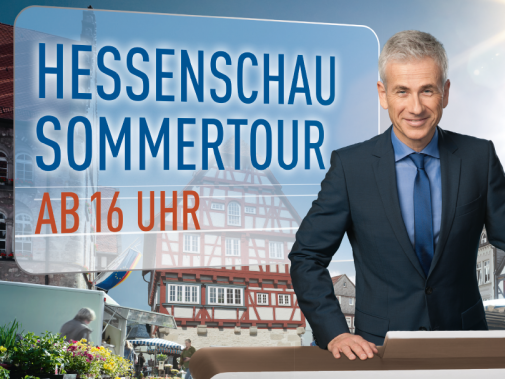 HR-Sommertour, Hessenschau vom Wolfhager Marktplatz